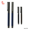 Custom logo metal pen soft touch promotional ballpoint pen rollerball pen business gift set